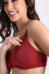 Zivame Basics Double Layered Non Wired 3/4th Coverage Sag Lift Bra - Sundried Tomato — thumbnail 5
